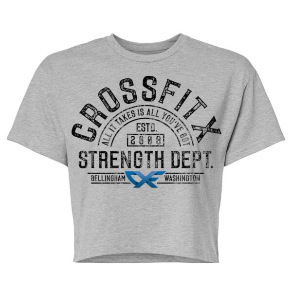 STRENGTH DEPT - WOMEN'S CROP T-SHIRT - $KAZS72$ Thumbnail
